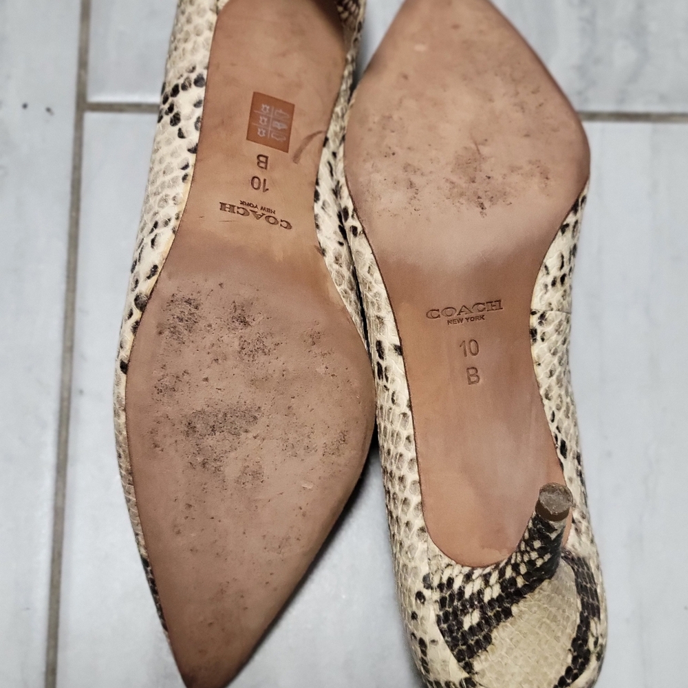 Coach Women's Coach New York High Heel Shoes Size 10 B - Picture 12 of 13